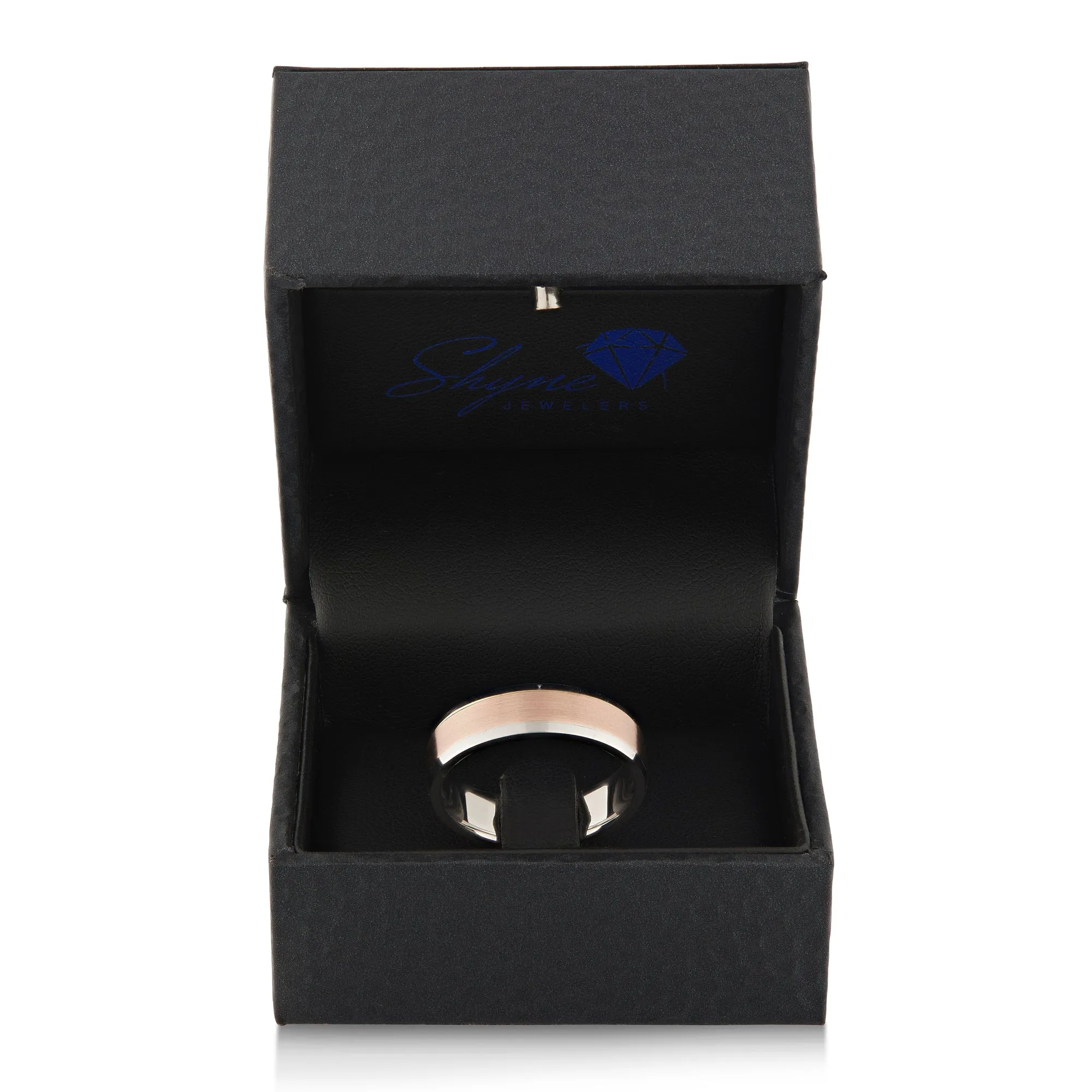 14K Two Tone Gold Band Ring
