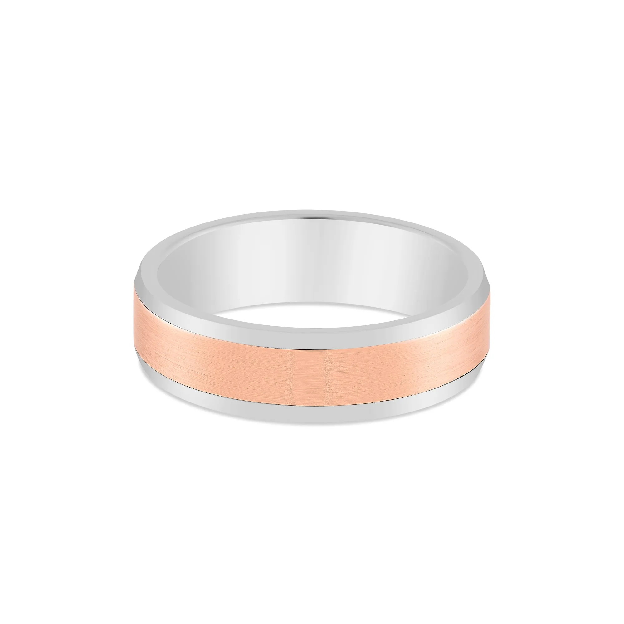 14K Two Tone Gold Band Ring