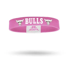 Chicago Bulls Pink NBA Wristbands