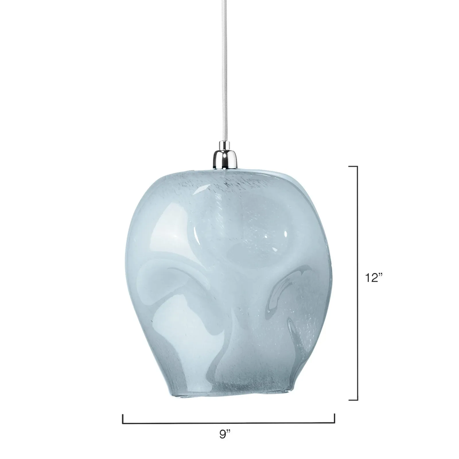 Dimpled Glass Pendant Large