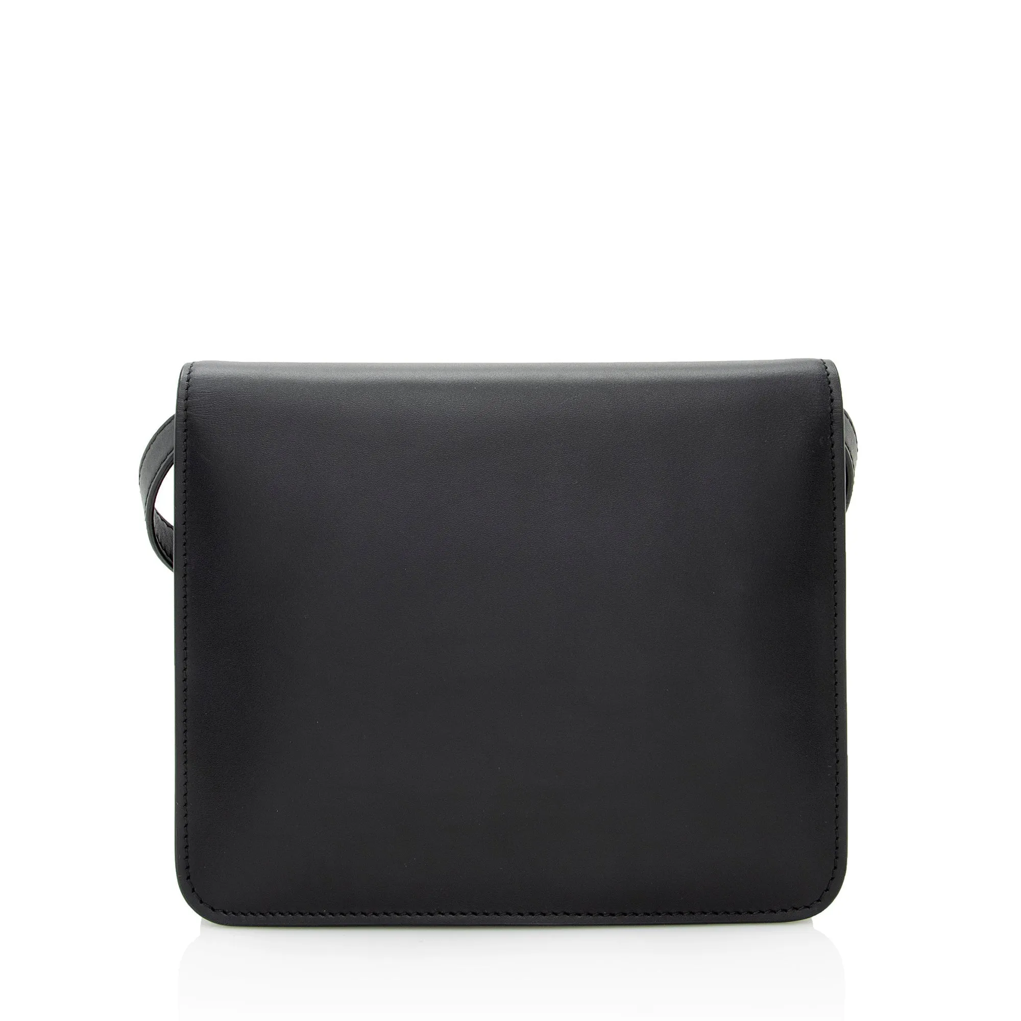 Fendi Calfskin Crystal Fab Small Crossbody Bag (SHF-22238)