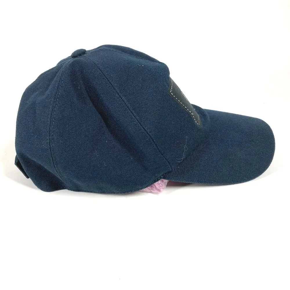 FENDI cap FXQ768 cotton Navy logo