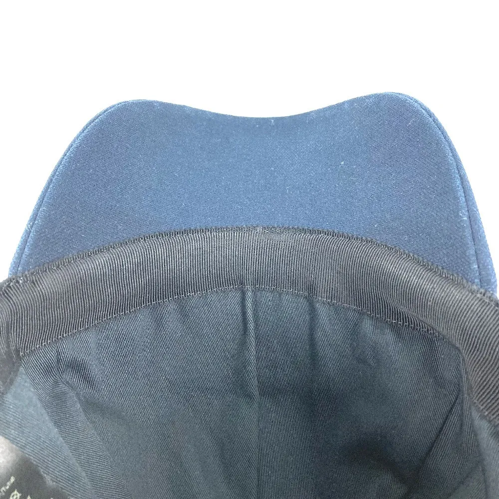 FENDI cap FXQ768 cotton Navy logo