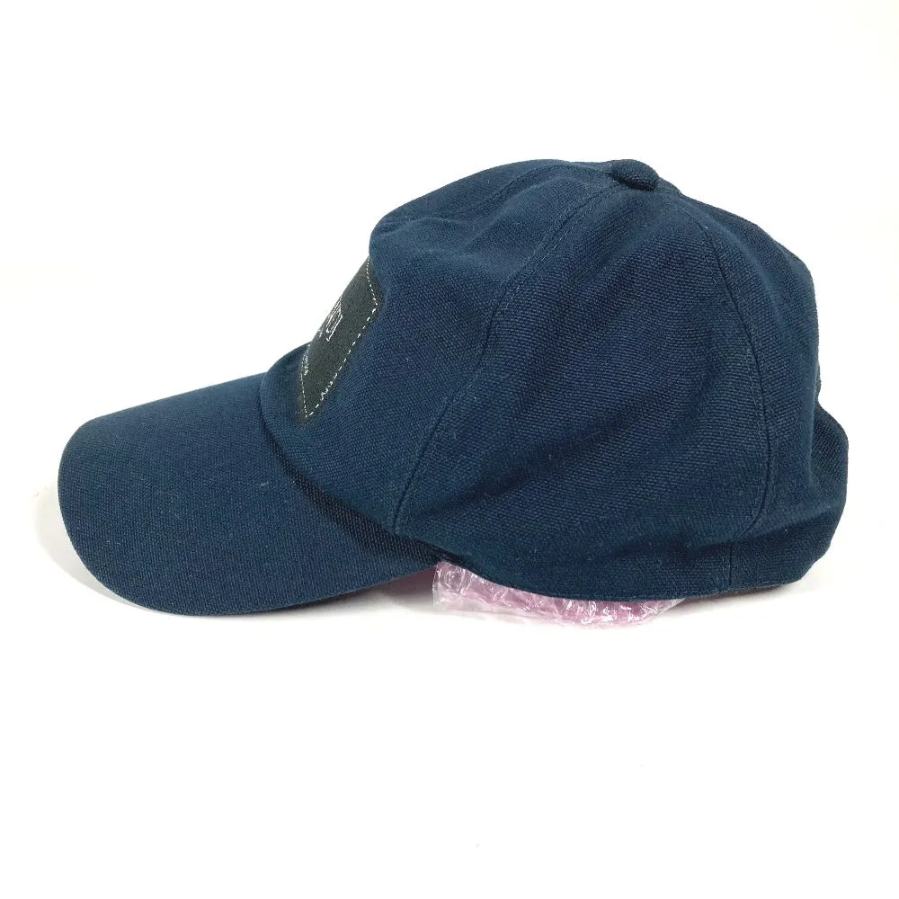 FENDI cap FXQ768 cotton Navy logo