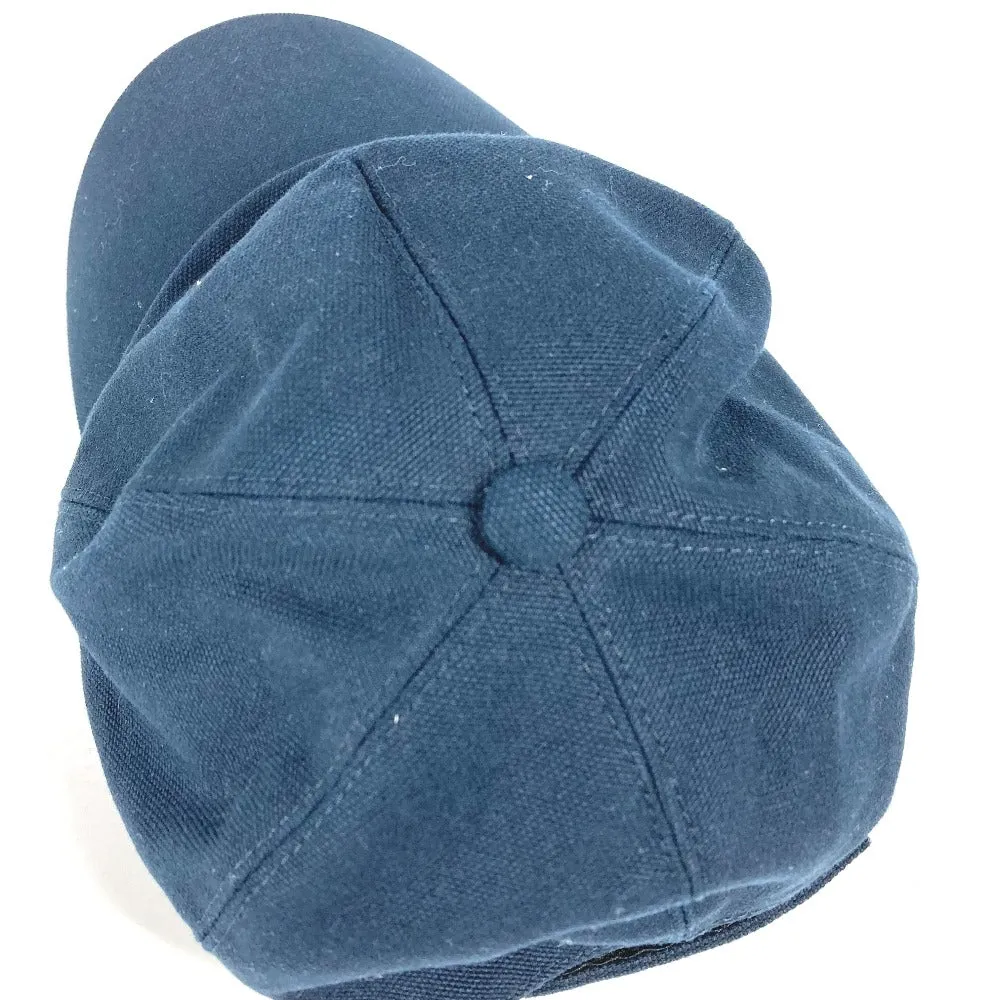 FENDI cap FXQ768 cotton Navy logo