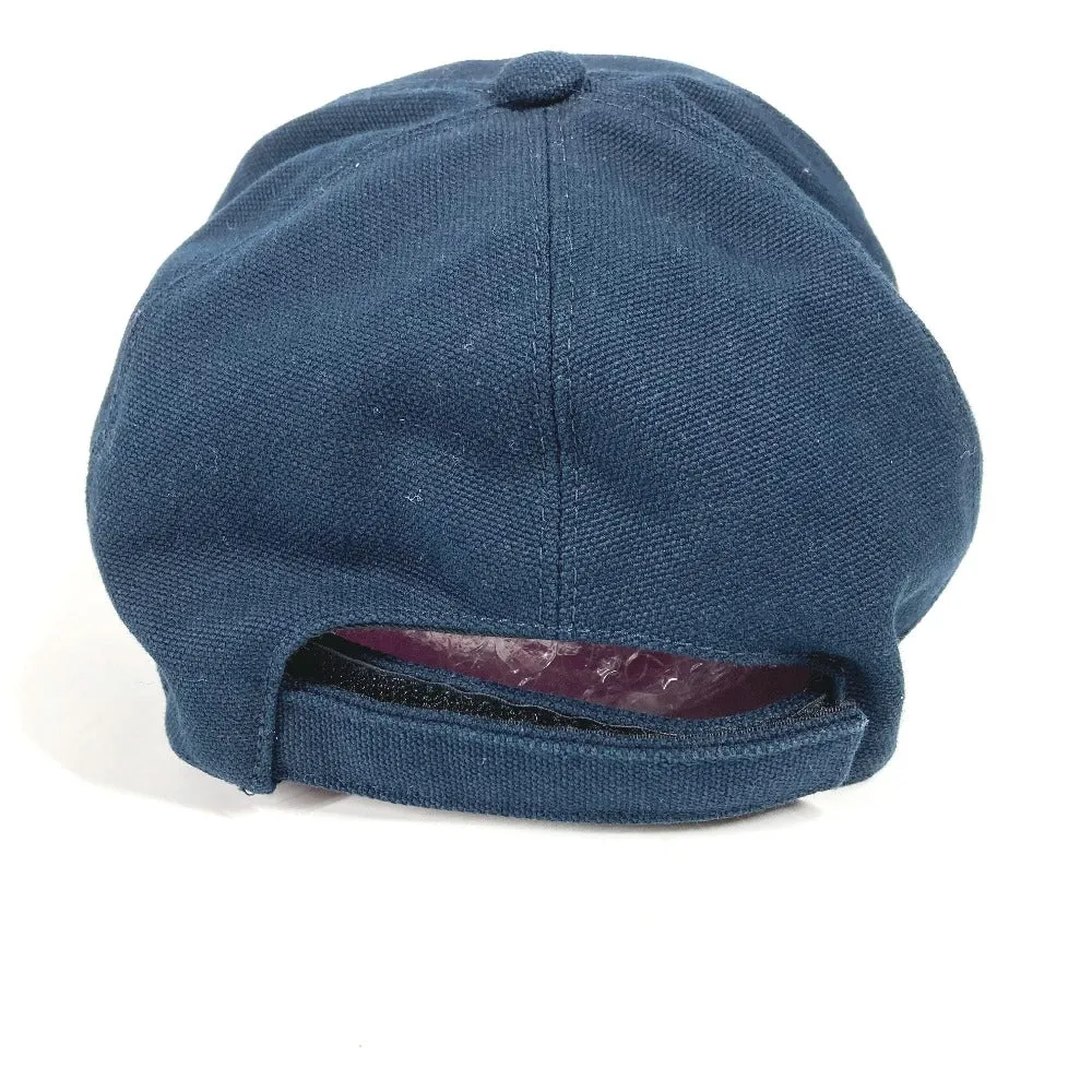 FENDI cap FXQ768 cotton Navy logo