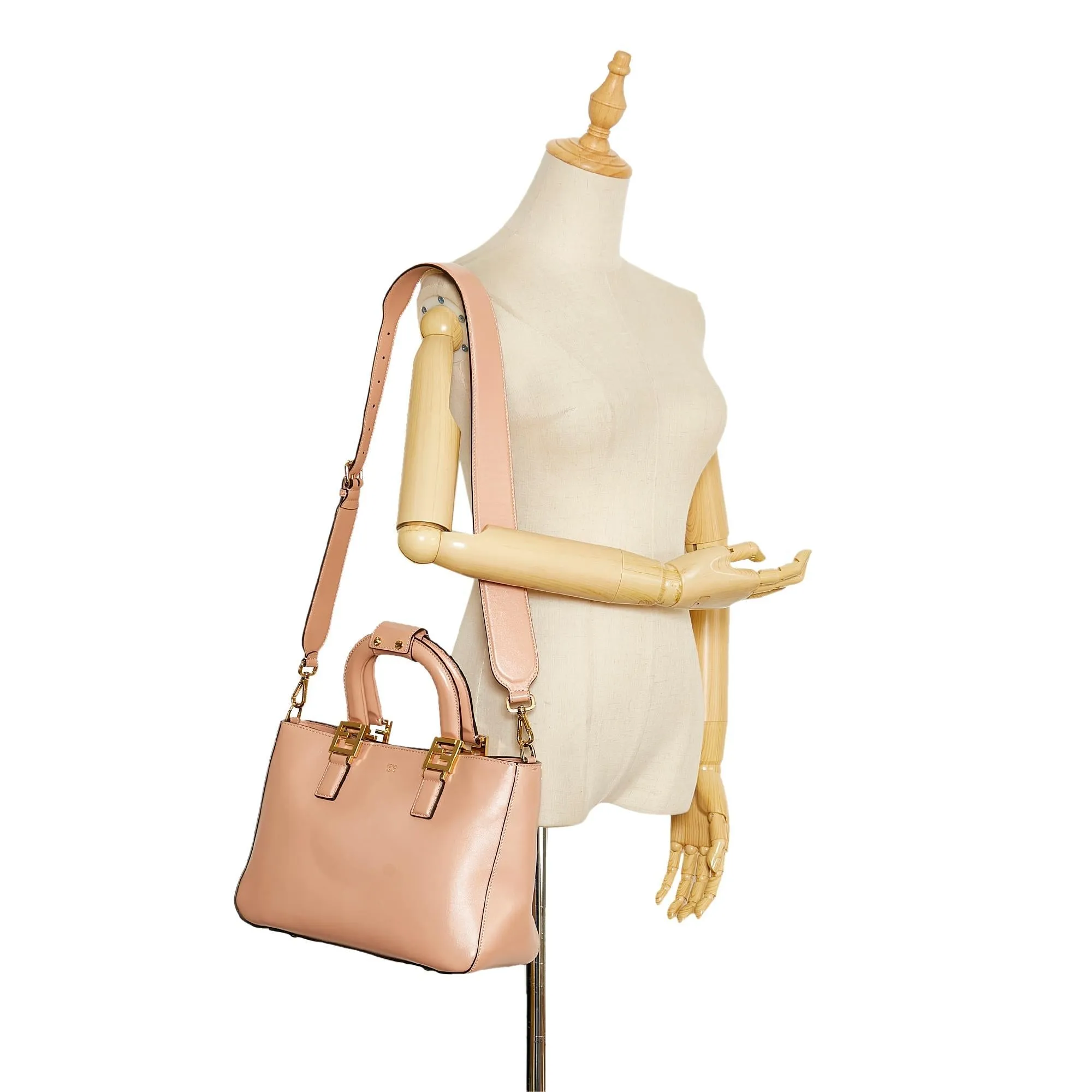 Fendi Gloria Leather Satchel (SHG-4HlvPV)