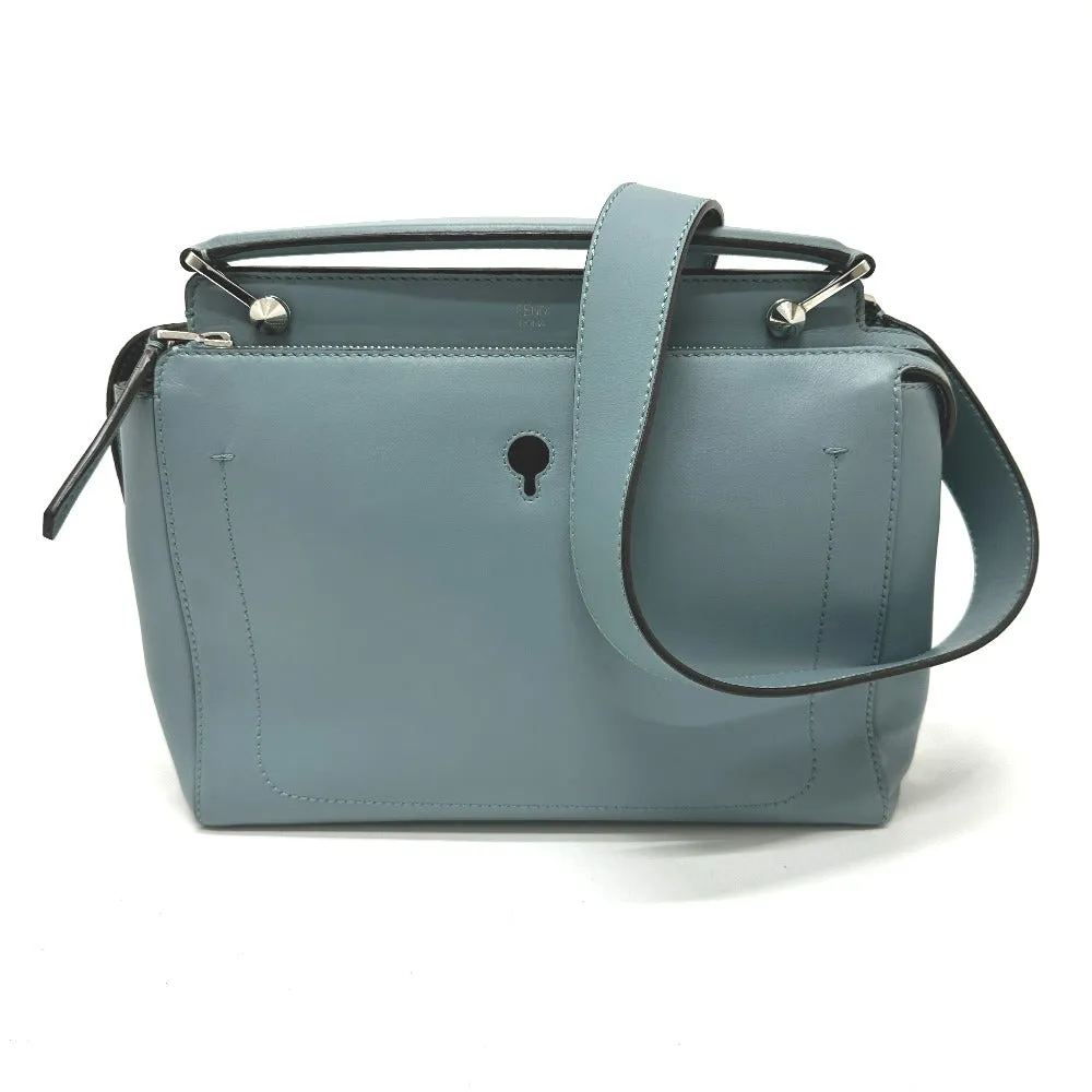 FENDI Handbag 8BN293 leather blue Dot com Women Used