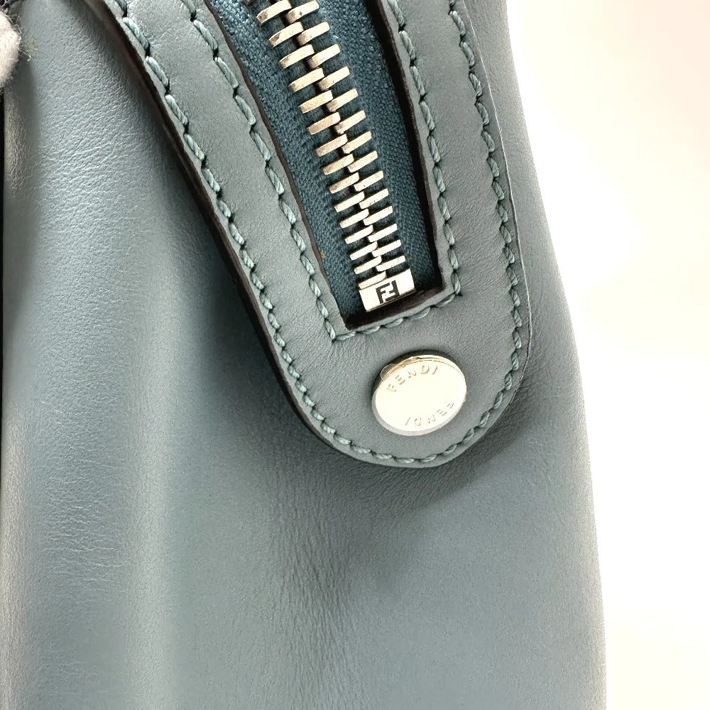 FENDI Handbag 8BN293 leather blue Dot com Women Used