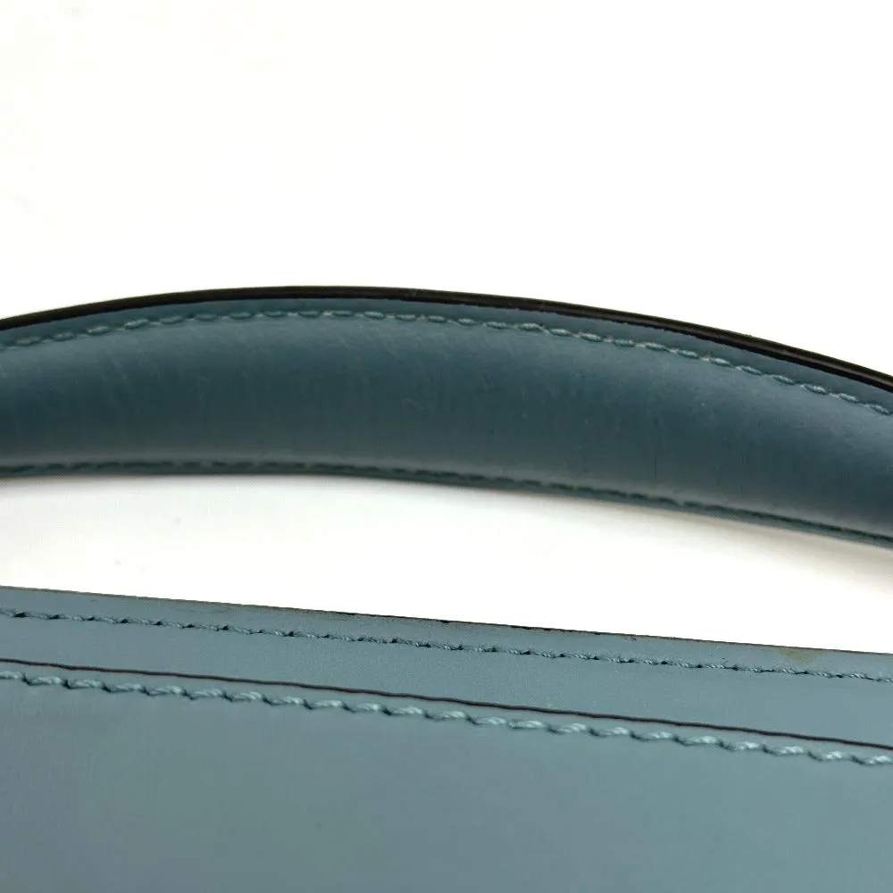 FENDI Handbag 8BN293 leather blue Dot com Women Used