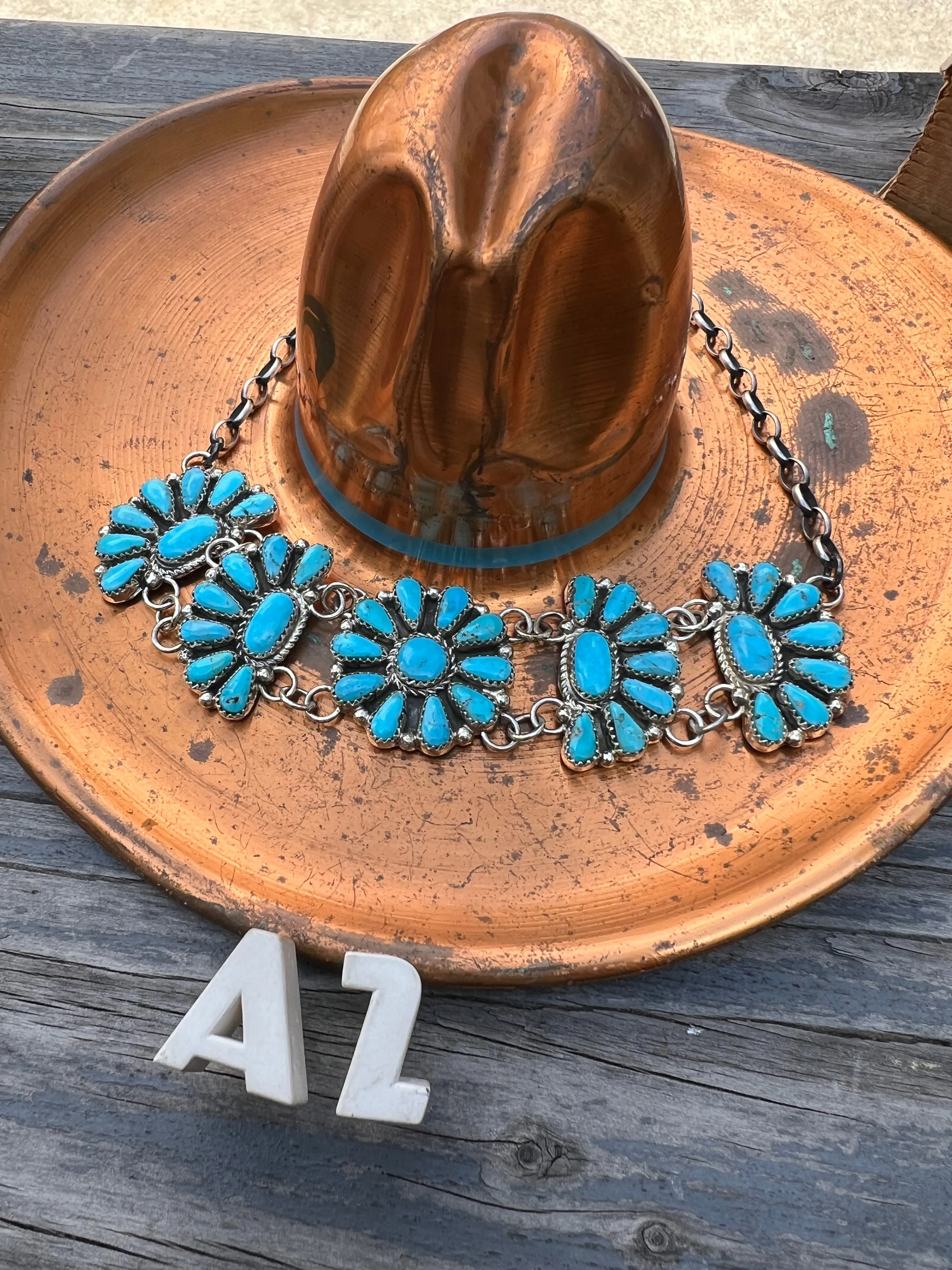 Flower Cluster Necklace or Choker
