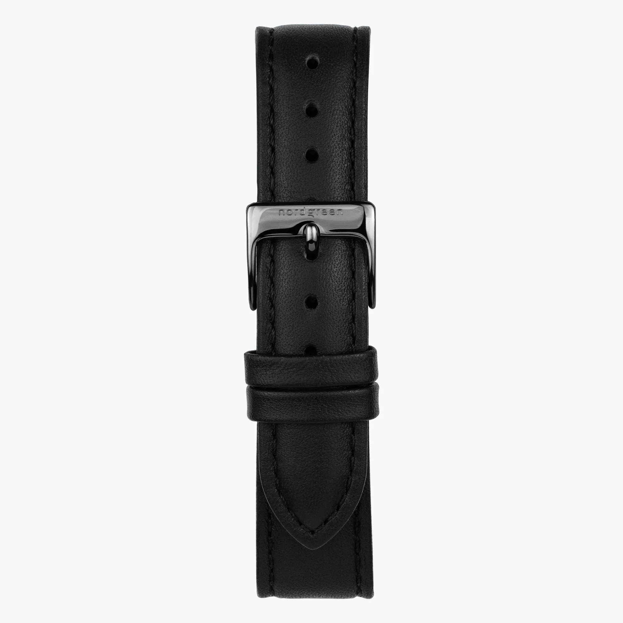 Native | White Dial - Black Vegan Leather