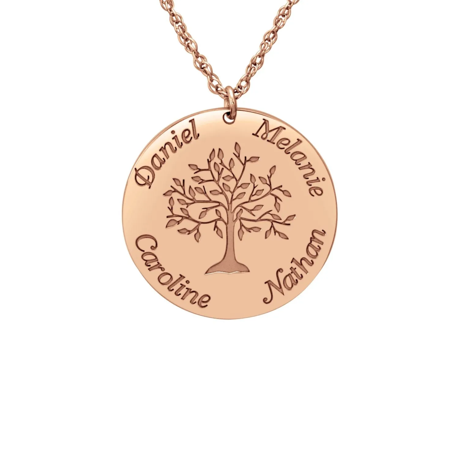 Personalized Tree of Life Mothers Necklace