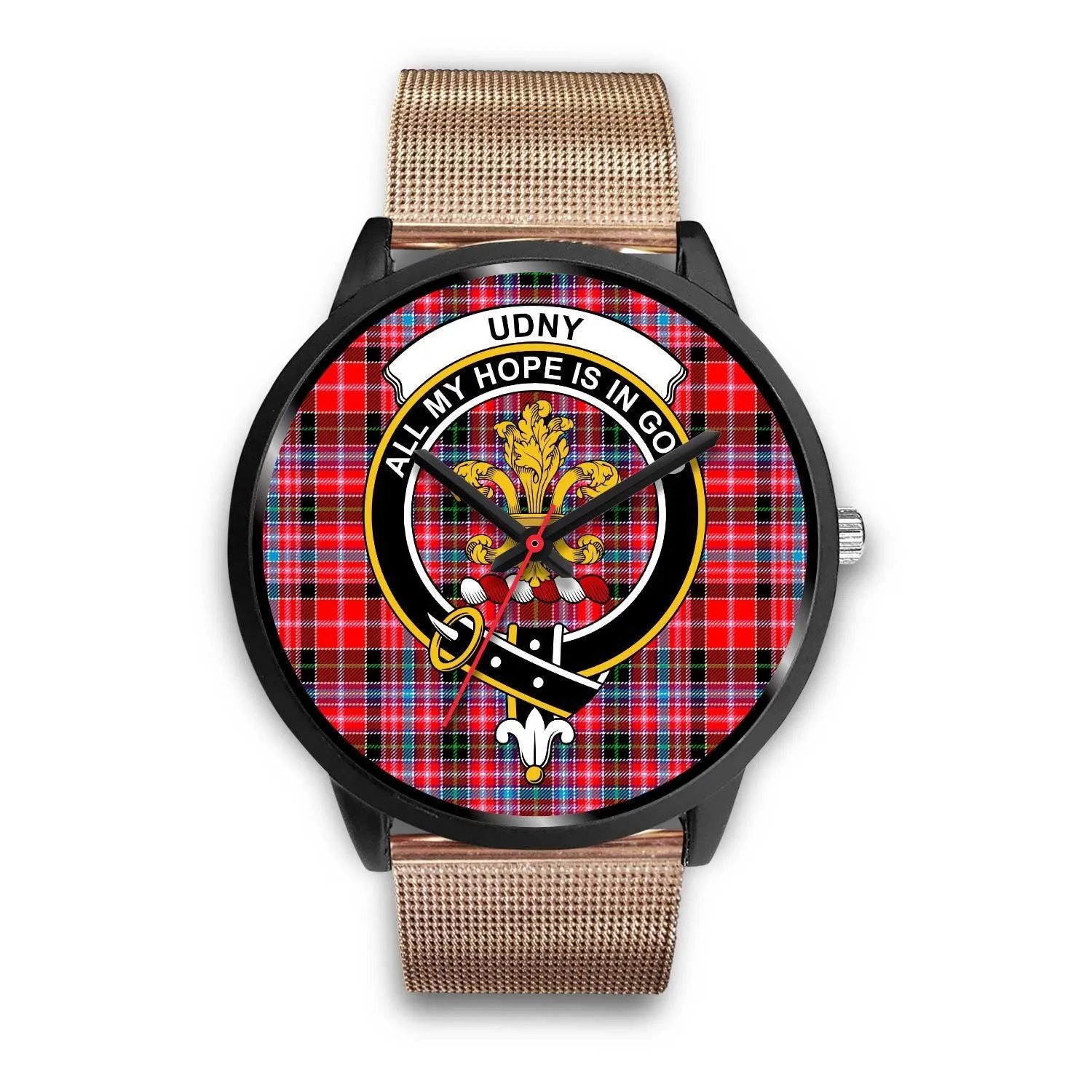 Udny Clan Badge Tartan Black Watch