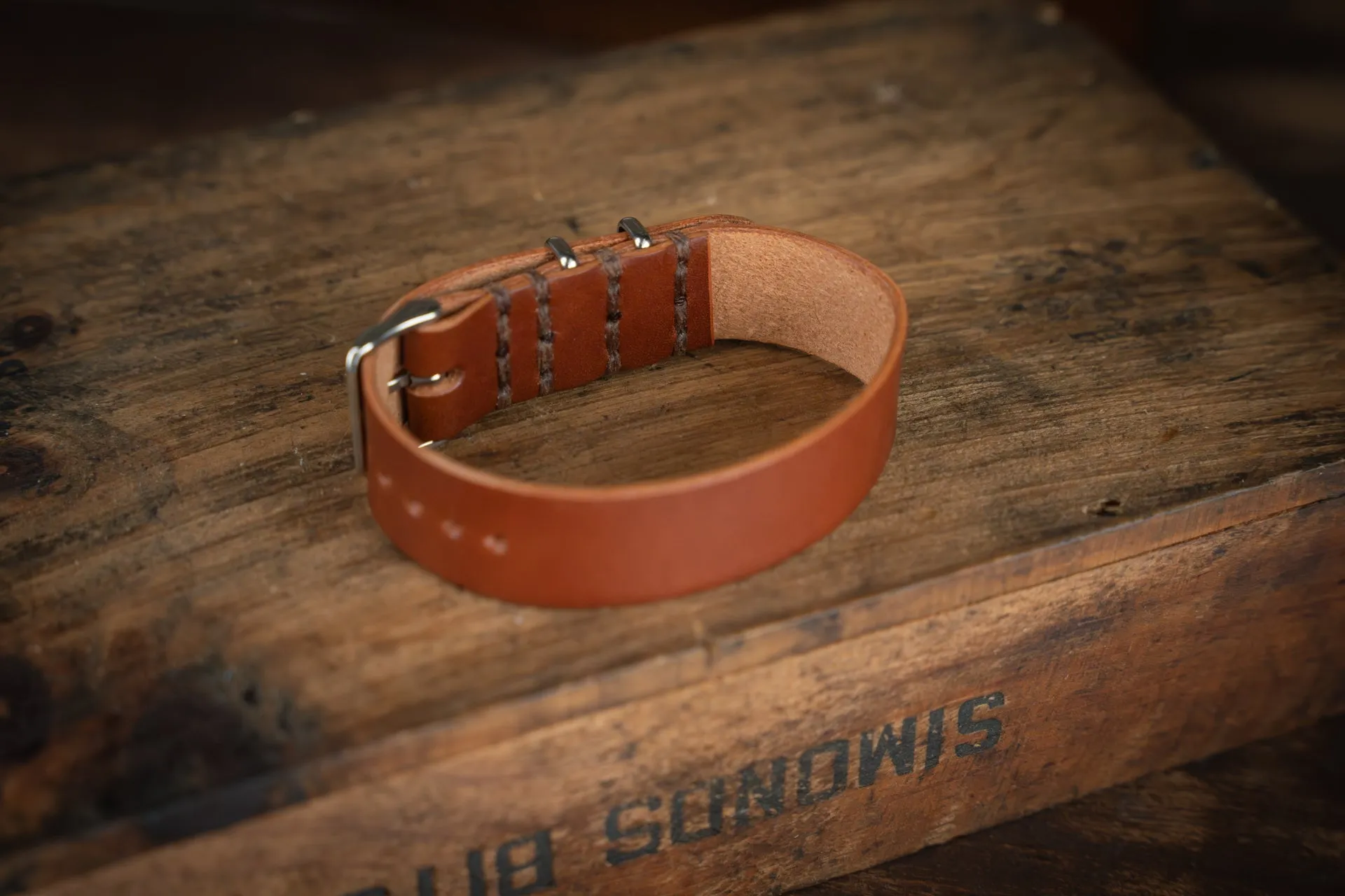 ZULU Leather Watch Strap Brown